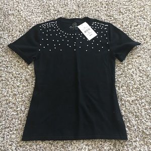 Lauren James Black Pearl Top (NWT)